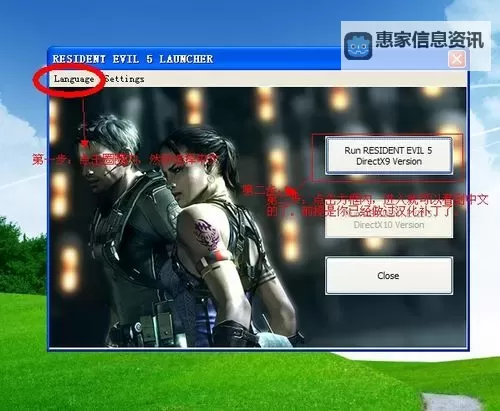 生化危机5怎么调中文详解及操作指南图2