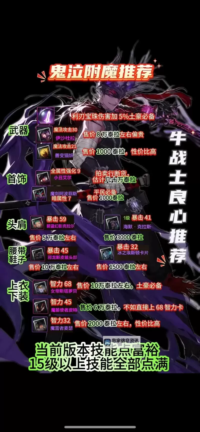 《DNF腰带附魔卡片有哪些详解与推荐》图1