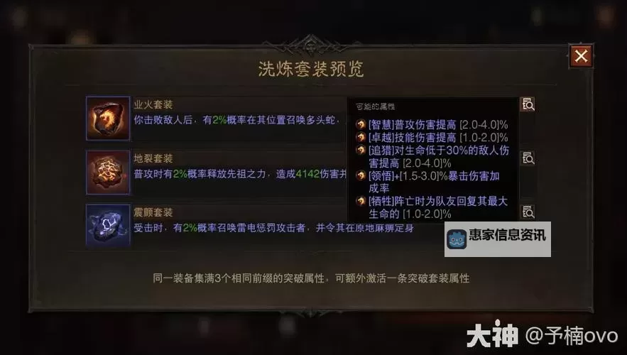 暗黑破坏神3装备属性详解:全面解析核心属性与搭配技巧图1