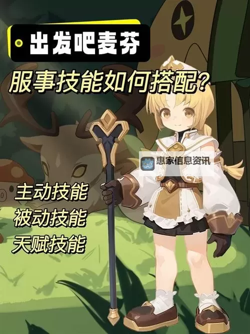 《出发吧麦芬》服士技能搭配参考 服士技能怎么搭配图1