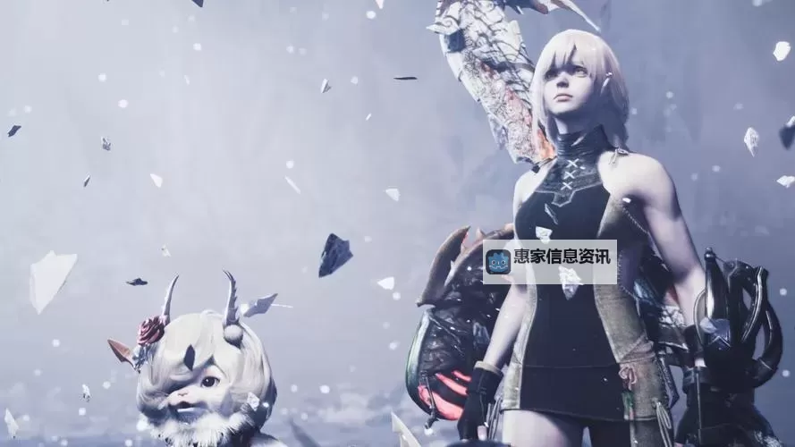 《怪物猎人荒野》银渐紫长发美女捏脸分享图1