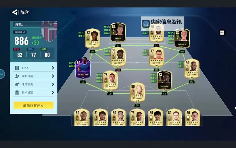 《足球大玩家》阵容攻略:如何快速搭配出最强阵容?图2