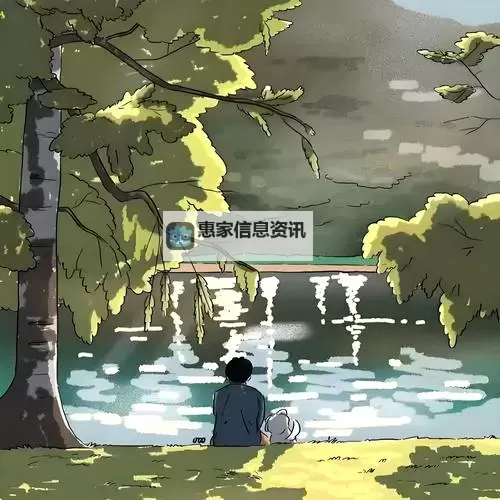 温馨瞬间：人物与狗在漫画中的动人互动图2