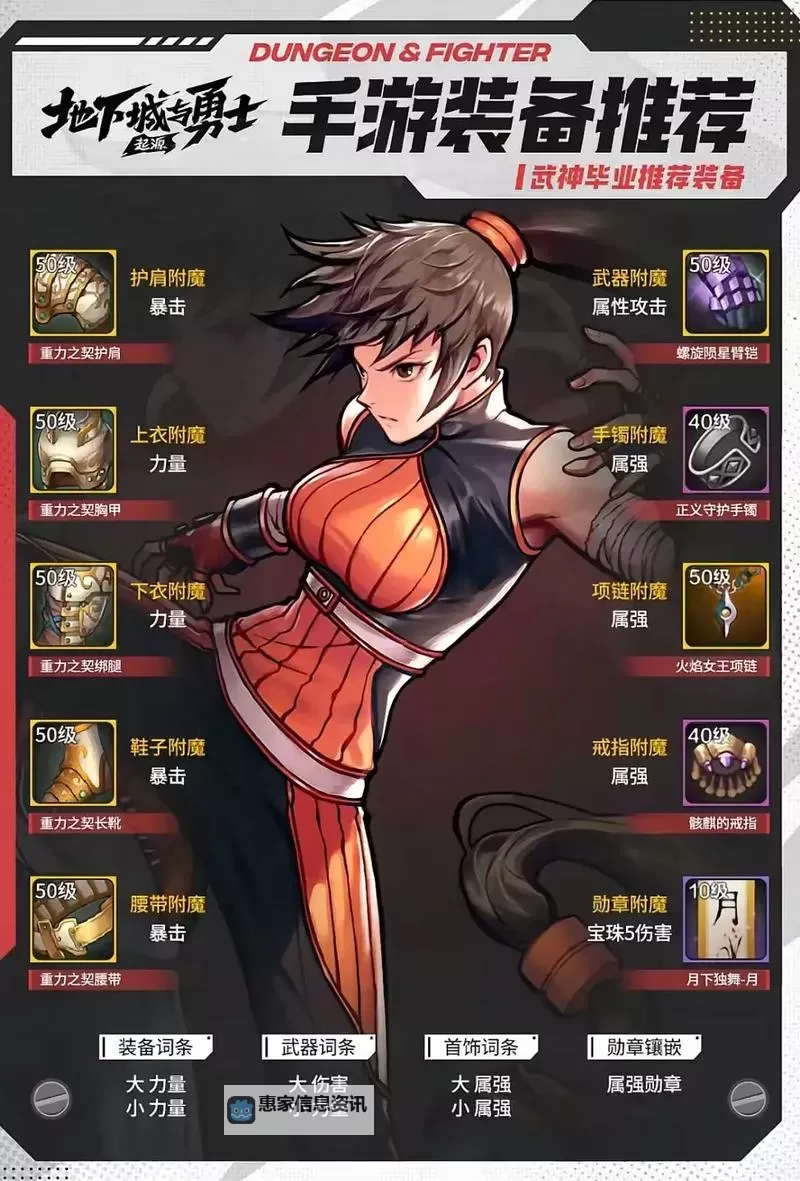 《地下城与勇士手游(DNF手游)》全职业毕业装备推荐图2