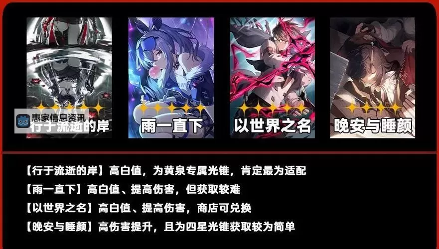 《崩坏星穹铁道》黄泉装备队伍推荐图1